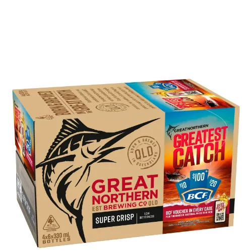 Picture of Great Northern  Super Crisp Lager  3.5% 24 x 330ml Bottle