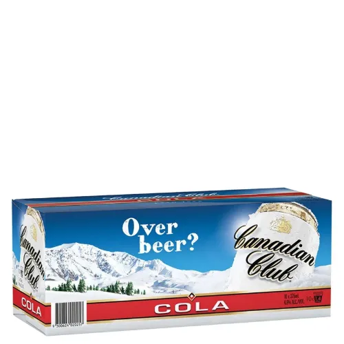 Picture of Canadian Club & Cola 10Pk 375 ml