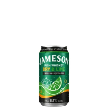 Picture of Jameson Irish Whiskey Dry & Lime 6.3% 375ml Can